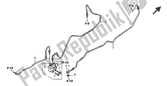 Tutte le parti per il Valvola Di Controllo Proporzionale del Honda XL 1000V 2005