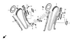 cadena de levas y tensor