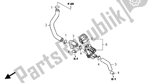 Todas las partes para Válvula De Control De Inyección De Aire de Honda CBR 1000 RR 2013