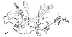 Manejar palanca e interruptor y cable