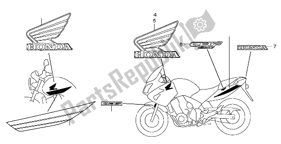 Wszystkie części do Znak Honda CBF 600S 2007