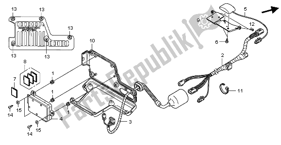 Toutes les pièces pour le Unité De Navigation du Honda GL 1800 2009