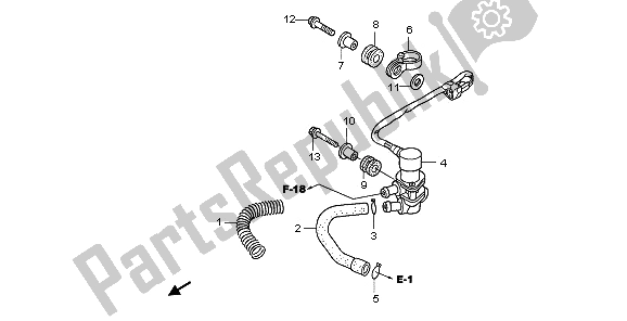 Todas las partes para Válvula De Solenoide de Honda PES 125R 2009