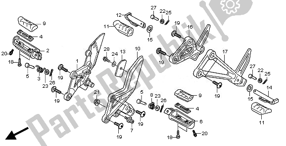 Todas las partes para Paso de Honda CBR 250 RA 2011