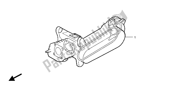 Tutte le parti per il Kit Di Guarnizioni Eop-1 del Honda QR 50 1997