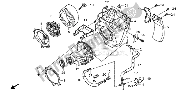 Tutte le parti per il Filtro Dell'aria del Honda CRF 150R SW 2013