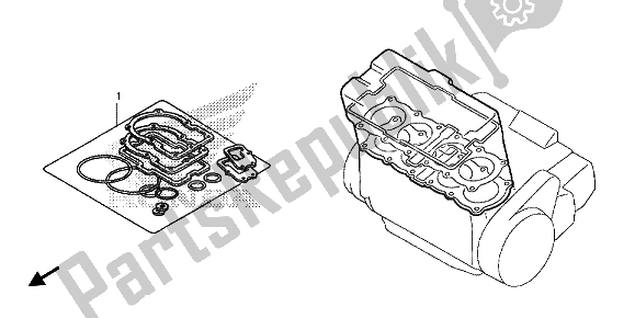 Tutte le parti per il Kit Di Guarnizioni Eop-1 A del Honda CB 1000 RA 2013