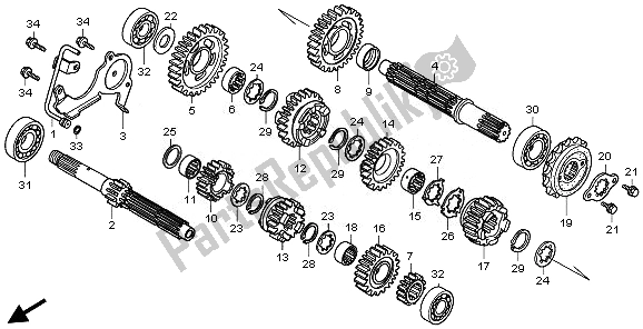 Alle onderdelen voor de Overdragen van de Honda VT 750S 2011