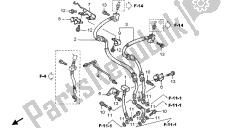 flexible de frein avant