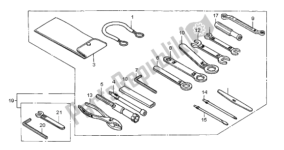 Todas las partes para Herramientas de Honda NT 650V 2002