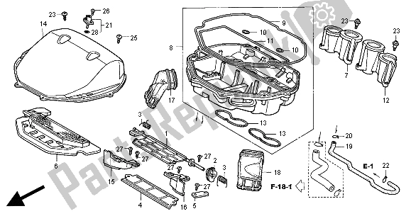 Todas las partes para Filtro De Aire de Honda CBR 900 RR 2000