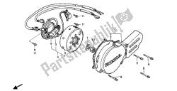 linker carterdeksel & generator