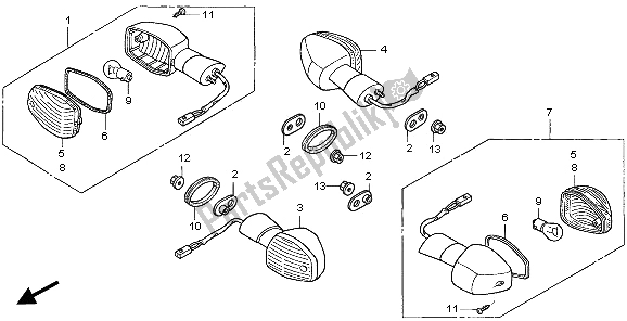 Wszystkie części do Winker Honda VTR 1000 SP 2006