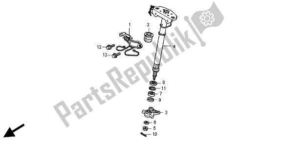 Wszystkie części do Wa? Kierownicy Honda TRX 500 FE Foretrax Foreman ES 2012