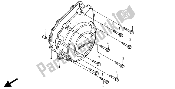 Todas las partes para Cubierta Del Generador de Honda CBR 900 RR 1999