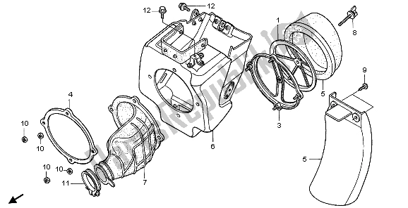 Todas las partes para Filtro De Aire de Honda CR 85R SW 2006