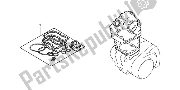 All parts for the Eop-1 Gasket Kit A of the Honda CBR 250R 2013