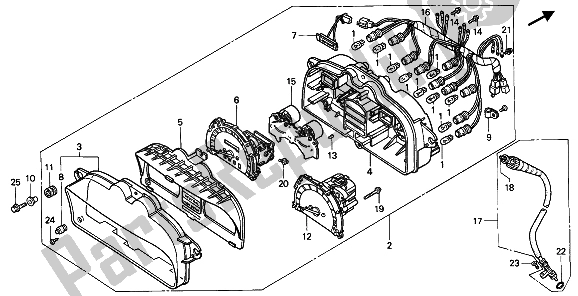 Todas las partes para Metro de Honda PC 800 1990