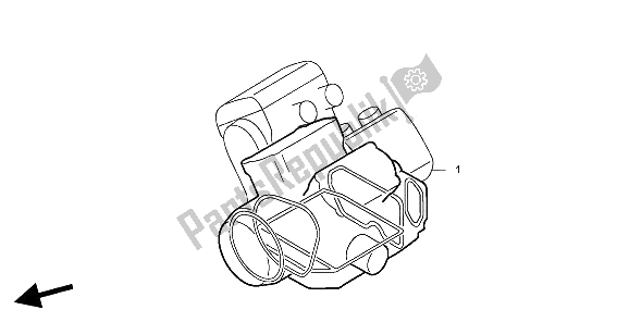 All parts for the Eop-2 Gasket Kit B of the Honda ST 1100A 1997