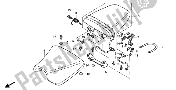 Toutes les pièces pour le Siège du Honda CBR 900 RR 1994