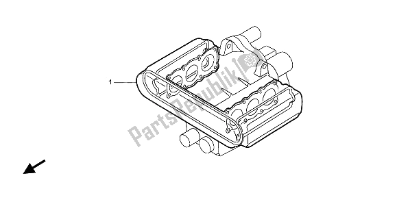 All parts for the Eop-1 Gasket Kit A of the Honda GL 1500A 1996