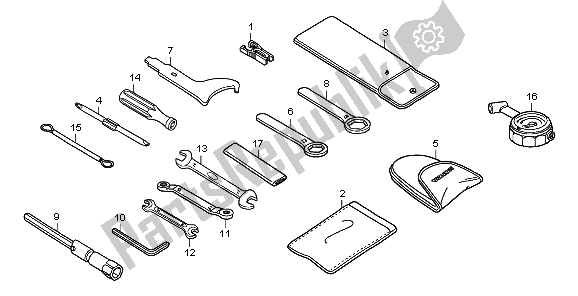 Todas las partes para Herramientas de Honda CBF 1000S 2009