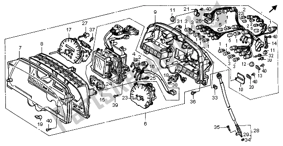 Tutte le parti per il Metro (uk) del Honda GL 1500 SE 1996