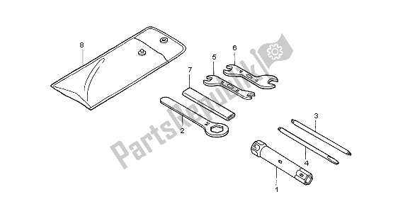 Toutes les pièces pour le Outils du Honda CBF 250 2004