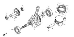 vilebrequin et piston