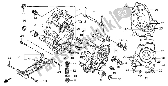 Wszystkie części do Korbowód Honda FJS 400 2011