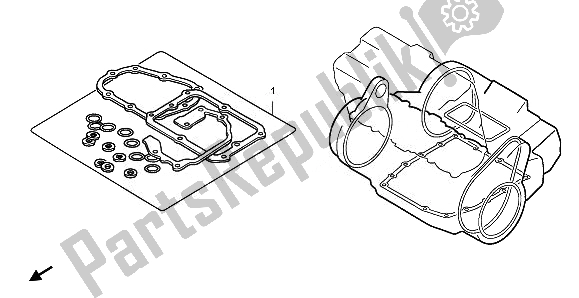 All parts for the Eop-2 Gasket Kit B of the Honda CB 600 FA Hornet 2011