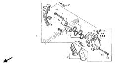 FRONT BRAKE CALIPER (L.)