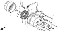 LEFT CRANKCASE COVER & GENERATOR