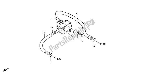 Tutte le parti per il Suola Di Controllo Dello Spurgo. Valvola del Honda NHX 110 WH 2013