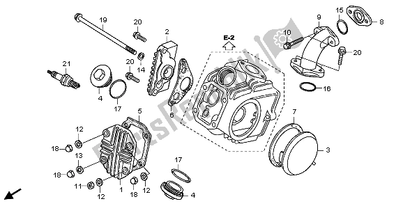 Wszystkie części do Cylinder Honda CRF 50F 2006