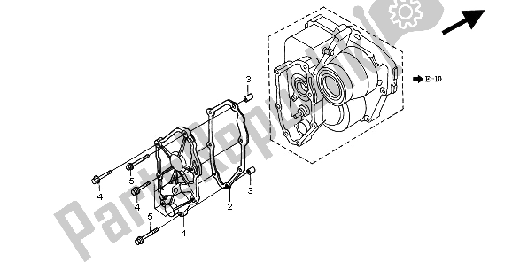 Tutte le parti per il Copertura Del Turno del Honda ST 1100 1997