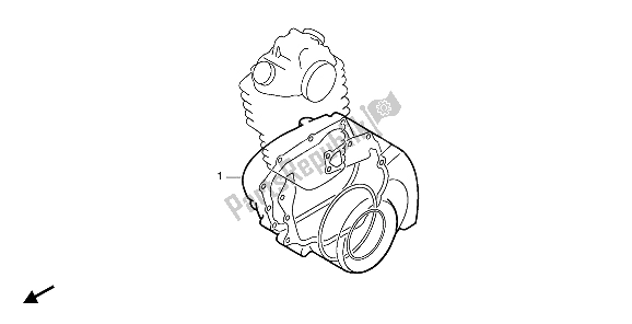 All parts for the Eop-2 Gasket Kit B of the Honda NX 650 1992