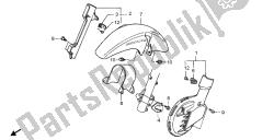 parafango anteriore e coperchio del disco anteriore