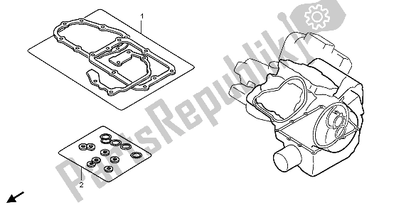Wszystkie części do Zestaw Uszczelek Eop-2 B Honda VTR 1000 SP 2006