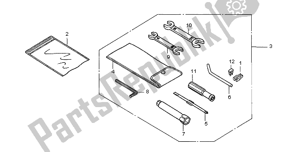 Todas las partes para Herramientas de Honda NES 150 2006