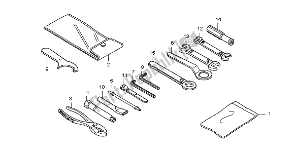 Todas las partes para Herramientas de Honda CB 1300 SA 2007