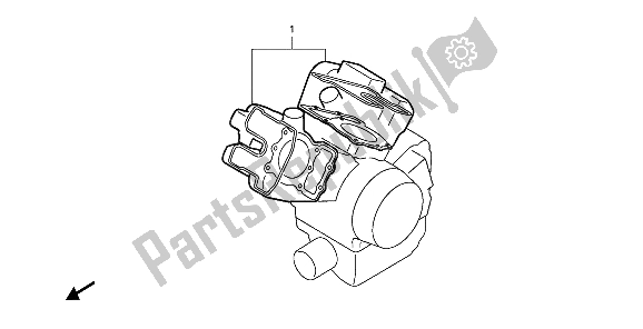 All parts for the Eop-1 Gasket Kit A of the Honda NTV 650 1988
