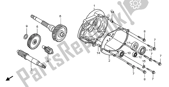 Toutes les pièces pour le Transmission du Honda FES 125 2011