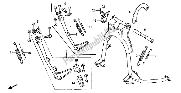 Todas las partes para Estar de Honda XBR 500 1985