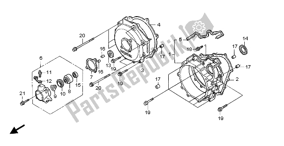 Todas las partes para Tapa Del Embrague de Honda ST 1100A 1999