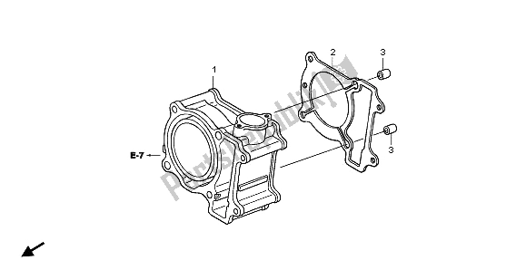 Tutte le parti per il Cilindro del Honda SH 150 2008
