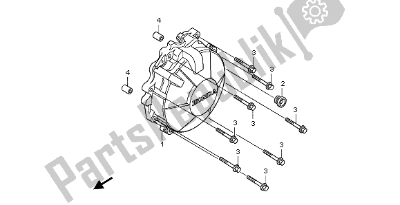 Todas as partes de Tampa Do Gerador do Honda CBF 600 NA 2009