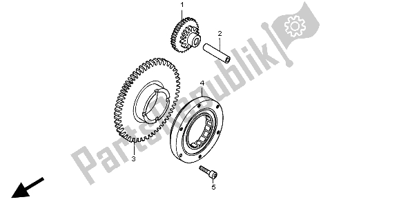 Toutes les pièces pour le Embrayage De Démarrage du Honda CBR 900 RR 1998