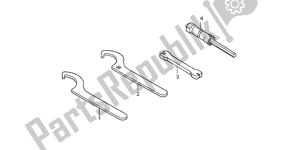 All parts for the Tools of the Honda CRF 150 RB LW 2007