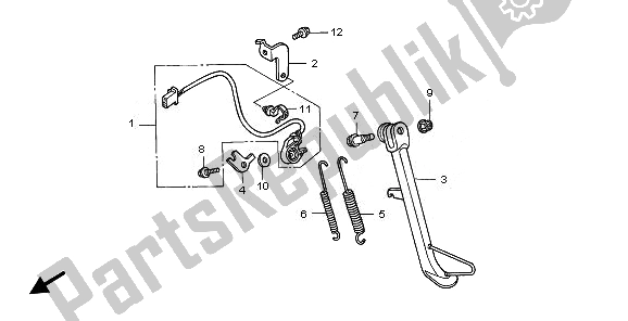 Tutte le parti per il In Piedi del Honda CBR 125 RW 2010